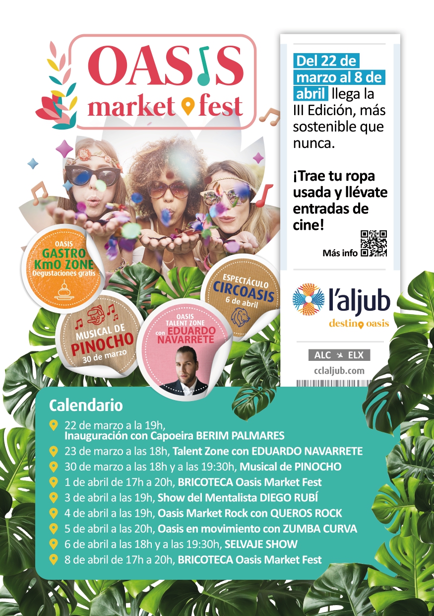 Horarios III Oasis Market Fest