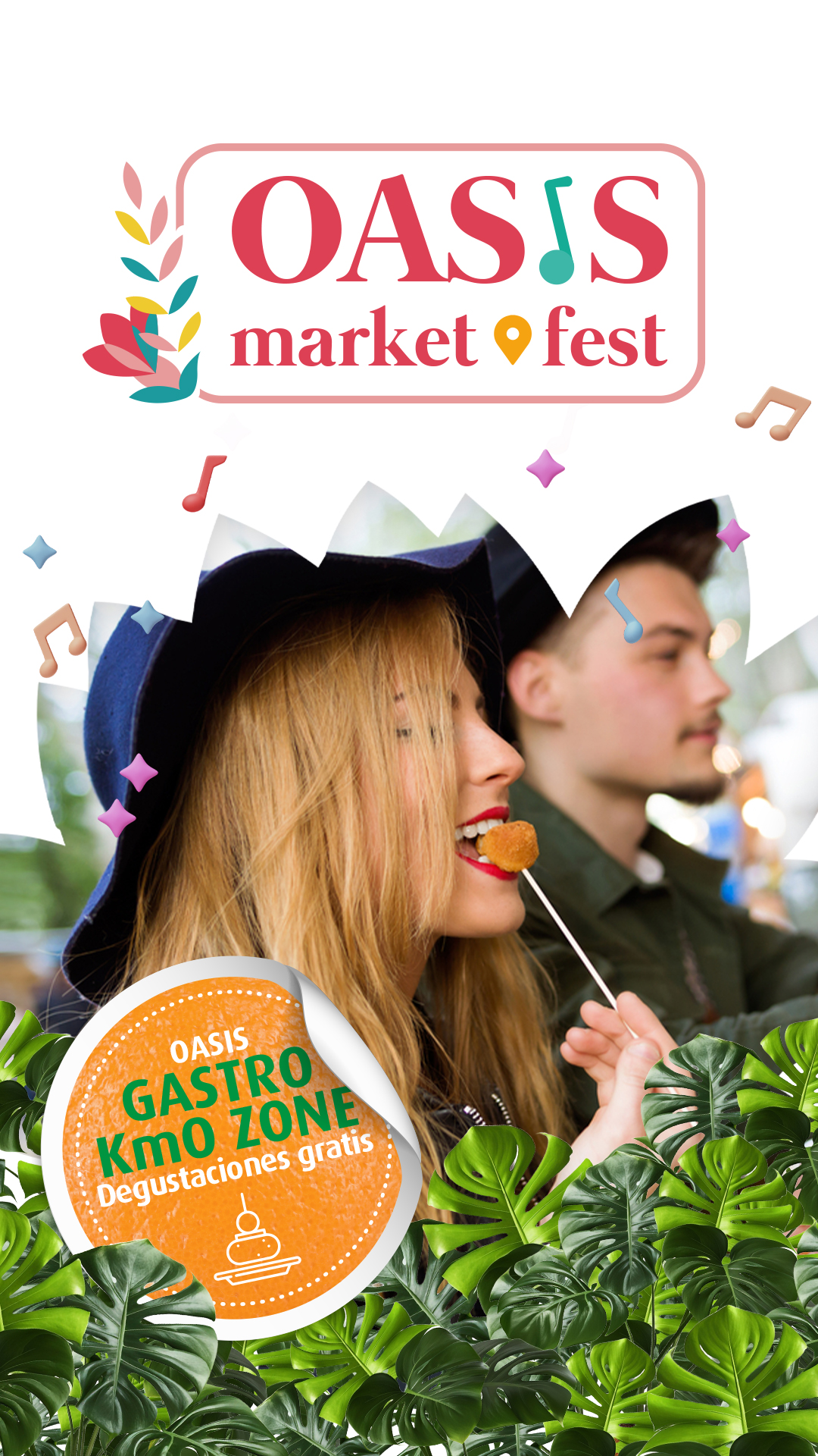 Información gastronomía Oasis Market Fest